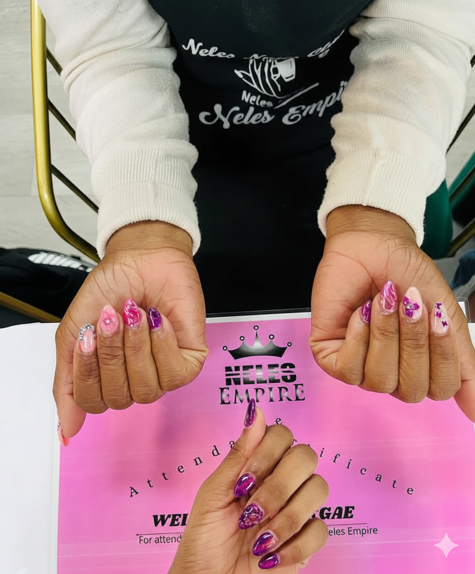 Elegant nail art design